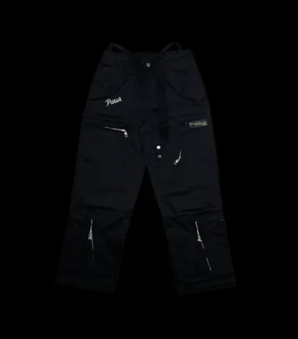 Parur Pantalon Cargo Tactique Astro Noir