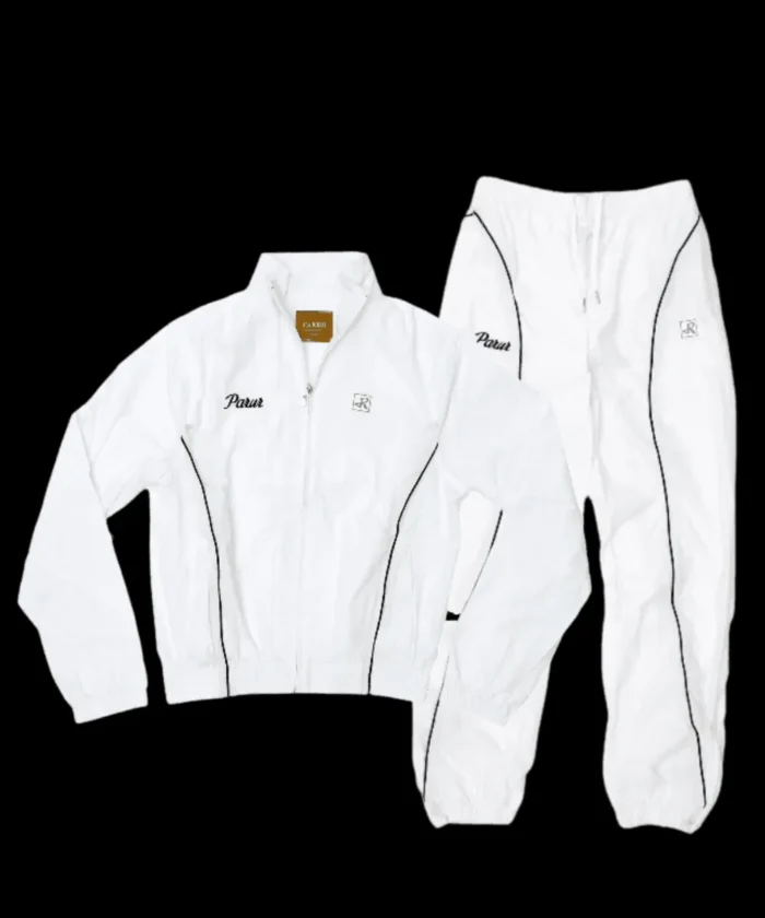 Parur Classic Tracksuit – White