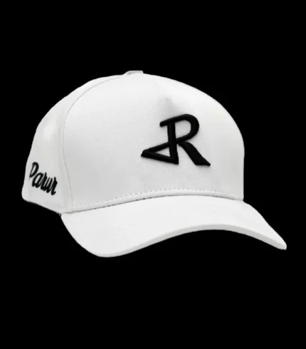 Parur And Cap – White